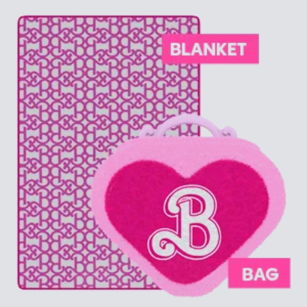 Barbie The Movie - Blanket with Purse